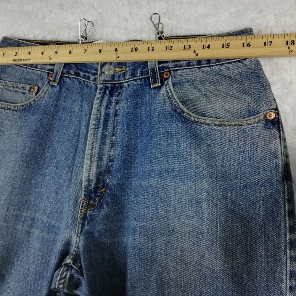Levis Mens Jeans 550 Relaxed‎ Fit Straight Blue Denim Medium Wash 36x30